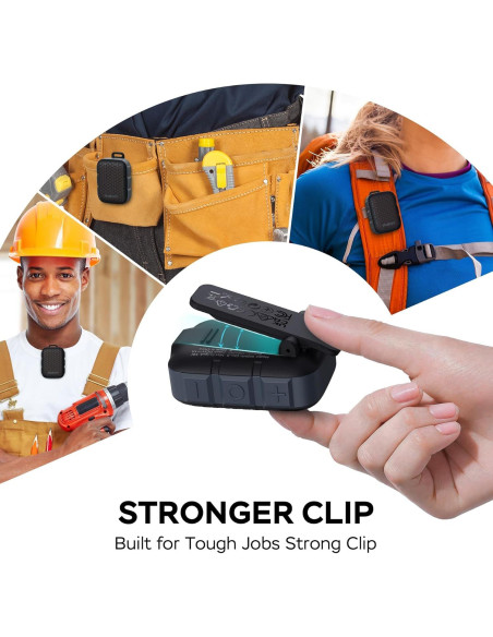 Altavoz Bluetooth Portátil INSMY Clip-S IP67 Impermeable 77g