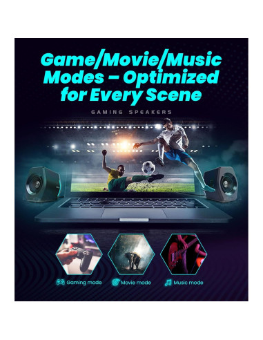 Altavoces Edifier Hecate G2000 RGB 32W Bluetooth 5.1