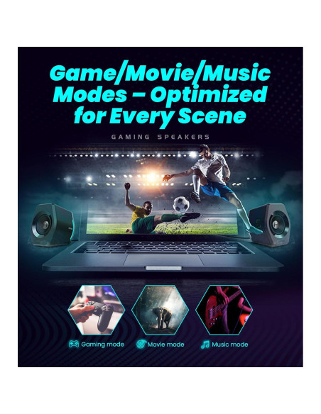 Altavoces Edifier Hecate G2000 RGB 32W Bluetooth 5.1