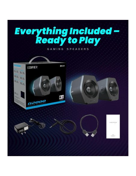 Altavoces Edifier Hecate G2000 RGB 32W Bluetooth 5.1