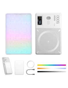 Luz de Selfie Godox MA5R 2-en-1 con Banco de Poder Magnético