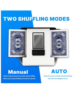 Barajador de Cartas Eléctrico HOLYOWL X1-N1 Recargable 2000mAh 2