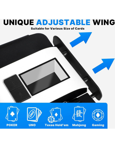 Barajador de Cartas Eléctrico HOLYOWL X1-N1 Recargable 2000mAh