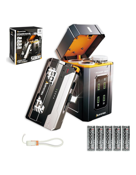 Banco de Energía AURYNTHRA 25000mAh Cargador Rápido USB-C