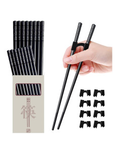 Set de 8 Palillos Reutilizables Antideslizantes 24 cm - Genérico