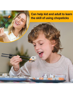 Set de 8 Palillos Reutilizables Antideslizantes 24 cm - Genérico 2