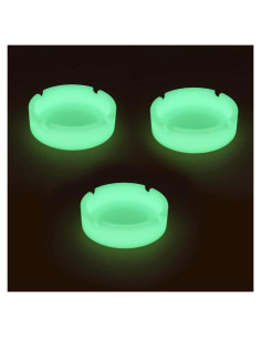 Cenicero Luminiscente de Silicona HOWDIA - Paquete de 3