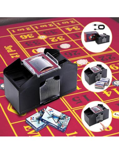 Barajador Automático de Cartas ITOMTE N-54003 Eléctrico 4/6 Barajas