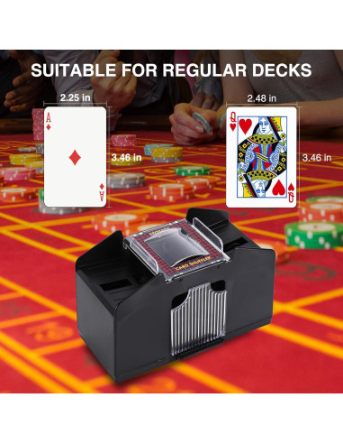 Barajador Automático de Cartas ITOMTE N-54003 Eléctrico 4/6 Barajas