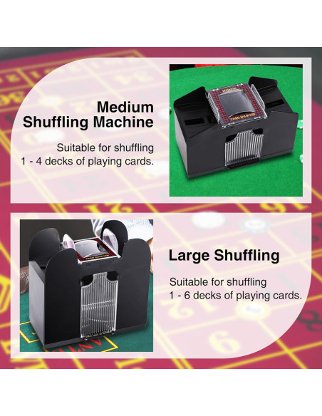 Barajador Automático de Cartas ITOMTE N-54003 Eléctrico 4/6 Barajas