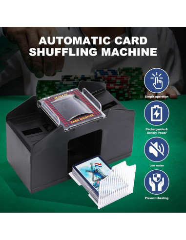 Barajador Automático de Cartas ITOMTE N-54003 Eléctrico 4/6 Barajas