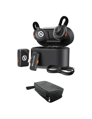 Micrófono Inalámbrico Hollyland Lark M2S Combo con Estuche Maxell