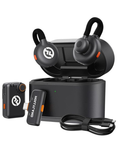 Micrófono Inalámbrico Hollyland Lark M2S Combo con Estuche Maxell