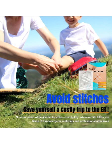 6 Vendajes Mariposa Hons para Cierre Rápido de Heridas