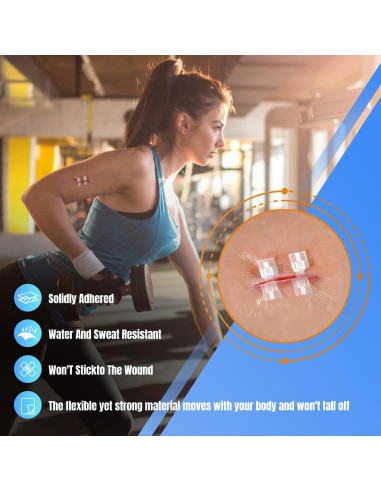 6 Vendajes Mariposa Hons para Cierre Rápido de Heridas