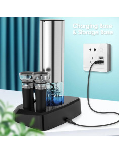 Abridor de Vino Eléctrico MAXDONE 7 en 1 Plateado 2