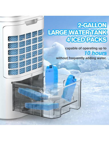 Aire Acondicionado Portátil 3 en 1 FLOWBREEZE DL3B 7.57L