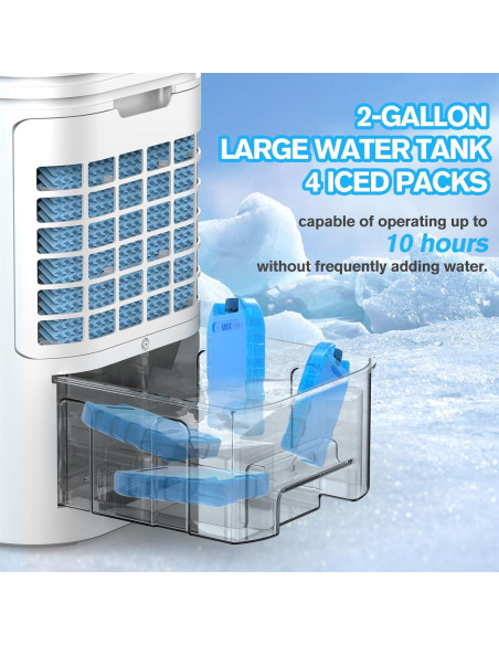 Aire Acondicionado Portátil 3 en 1 FLOWBREEZE DL3B 7.57L