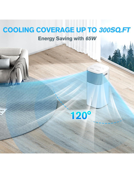 Aire Acondicionado Portátil 3 en 1 FLOWBREEZE DL3B 7.57L