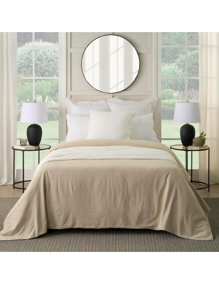 Juego de 2 Lámparas de Mesa Nourison Cerámica Negra Vintage 58 cm