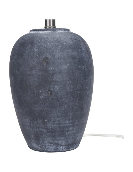 Juego de 2 Lámparas de Mesa Nourison Cerámica Negra Vintage 58 cm