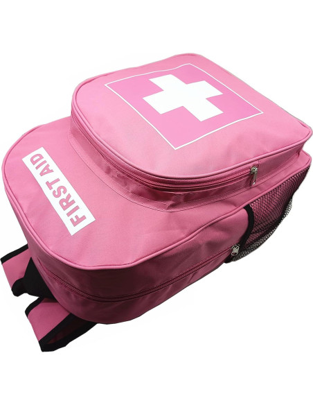 Mochila de Primeros Auxilios Vacía Jipemtra Rosa 40x30x15 cm