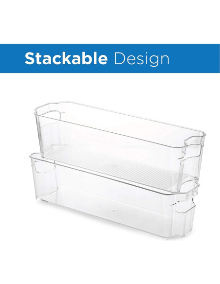 Juego de 6 Contenedores Organizadores Seseno para Refrigerador