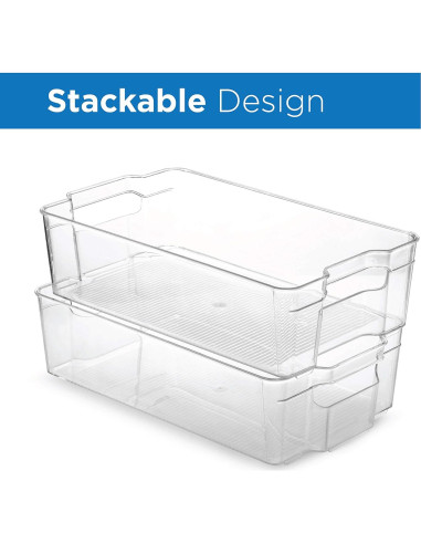 Juego de 6 Contenedores Organizadores Seseno para Refrigerador