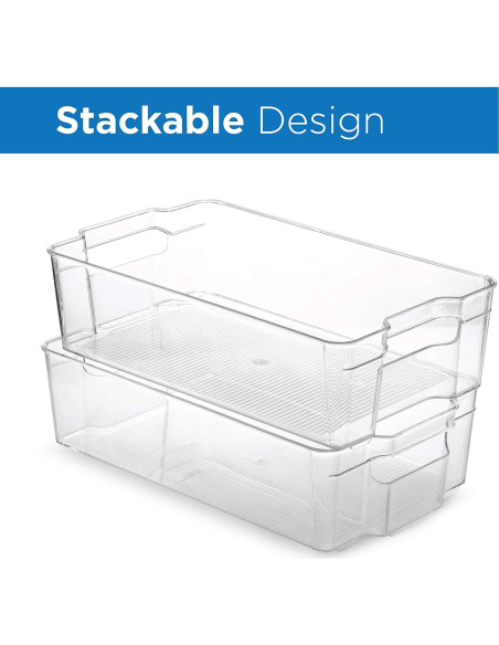 Juego de 6 Contenedores Organizadores Seseno para Refrigerador