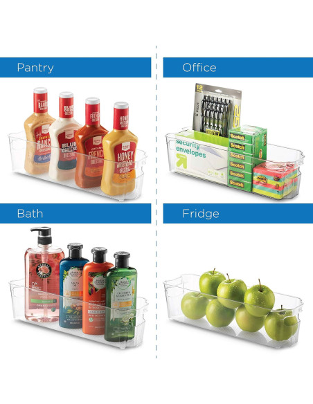 Juego de 6 Contenedores Organizadores Seseno para Refrigerador