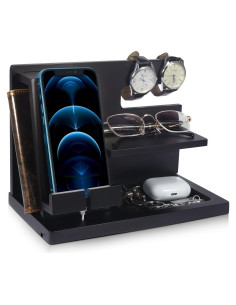 Estación de Carga de Madera Foonii para Teléfonos y Accesorios