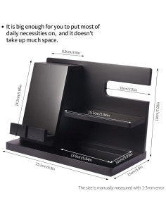 Estación de Carga de Madera Foonii para Teléfonos y Accesorios 2