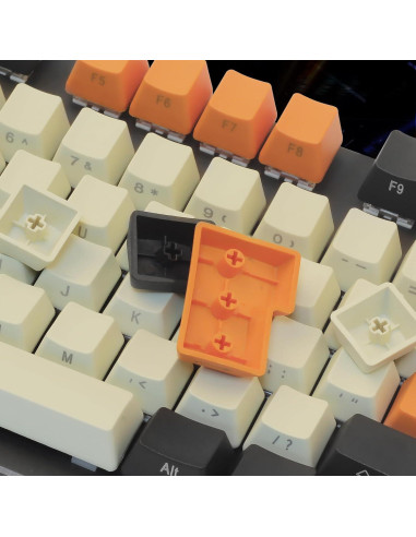 Conjunto de Teclas PBT Happy Balls Carbono para Teclado Mecánico