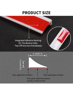 Dique de Agua Plegable KXNHFS 2M Negro para Ducha 2