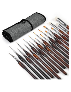 Set de Pinceles Miniatura Golden Maple 18PCS para Detalles
