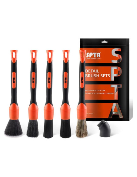 Juego de Cepillos para Detalle de Automóviles SPTA 5 Piezas