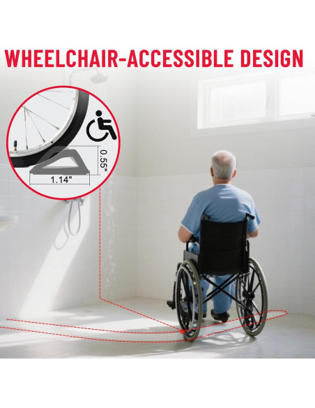 Umbral de Ducha Hzetuu 99cm Silicona Impermeable Autoadhesivo