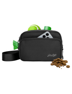 Bolsa de Entrenamiento para Perros Runlight G178 Crossbody Negra