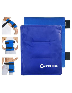 Funda de Paquete de Hielo Gel WORLD-BIO 28x36 cm Reutilizable