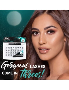Pestañas Postizas Ardell Soft Touch Trios Negras Medianas 4 Pzas 2