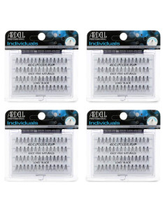 Pestañas Postizas Ardell Largas Negras - Paquete de 4 Unidades