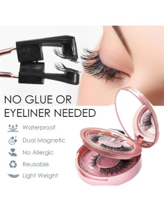 Pestañas Magnéticas Dalarey Naturales Reutilizables Sin Pegamento 2