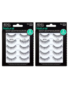 Pestañas Postizas Ardell 110 Negras - 5 Pares Reutilizables