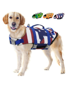 Chaleco de Flotación para Perros EMUST XS FlagStar Ajustable