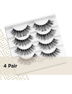 Pestañas Postizas Eylure Luxe Faux Mink Regal - 4 Pares Reutilizables 2