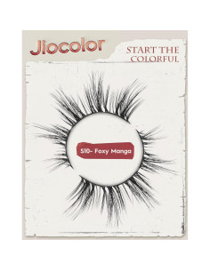 Pestañas Postizas Jiocolor S10 Ojos de Gato 13mm 7 Pares 2