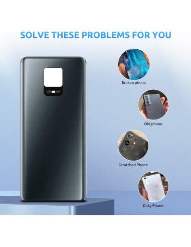 Reemplazo Cristal Trasero Xiaomi Redmi Note 9 Pro Azul