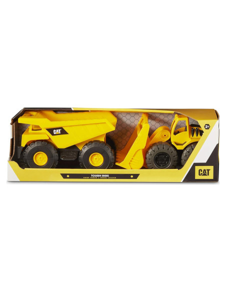 Juguetes de Construcción CAT Volquete y Cargador 38 cm