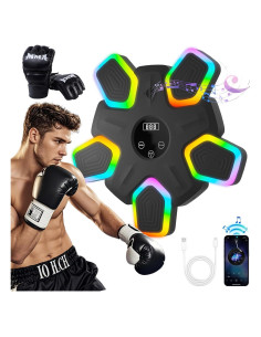 Máquina de Boxeo Musical UTFFEDY con Guantes y Bluetooth 2025
