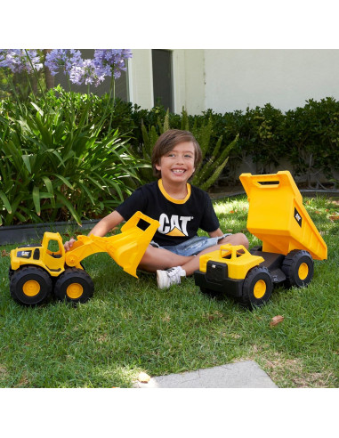 Juguetes de Construcción CAT Volquete y Cargador 38 cm